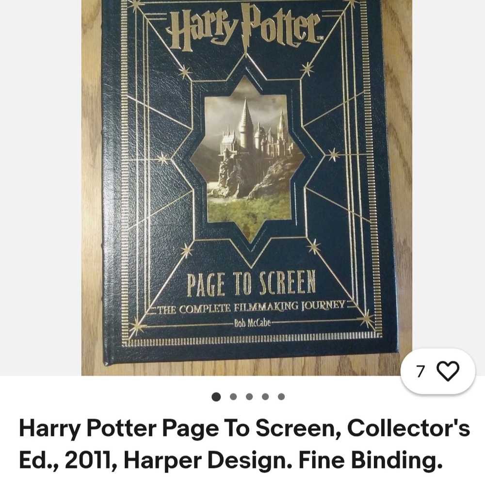 Harper Design Harry Potter Page to Screen Book - Black and Gold